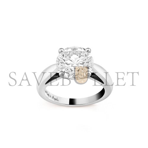 VAN CLEEF ARPELS BONHEUR SOLITAIRE 4.02 CT EVVS1 - PLATINUM VCARP12L00 VAN CLEEF ARPELS BONHEUR SOLITAIRE 4.02 CT EVVS1 - PLATINUM VCARP12L00
