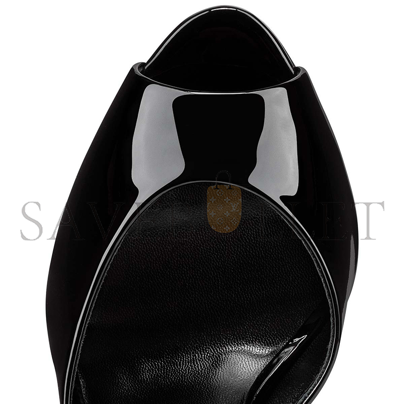CHRISTIAN LOUBOUTIN ME DOLLY 100 MM MULES-PATENT CALF LEATHER-BLACK-WOMEN 1221318B439 CHRISTIAN LOUBOUTIN ME DOLLY 100 MM MULES-PATENT CALF LEATHER-BLACK-WOMEN 1221318B439