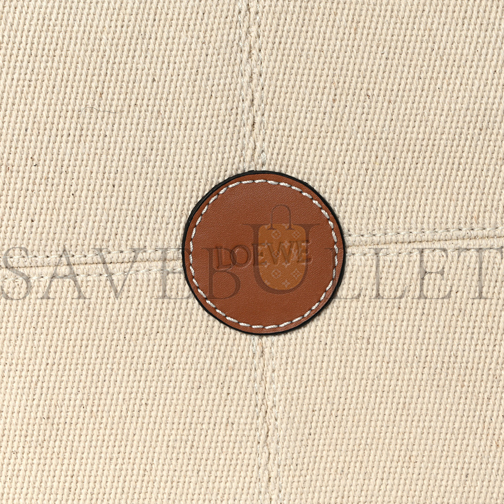 LOEWE CANVAS CALFSKIN SMALL CUSHION TOTE BEIGE (32*23*15cm) LOEWE CANVAS CALFSKIN SMALL CUSHION TOTE BEIGE (32*23*15cm)