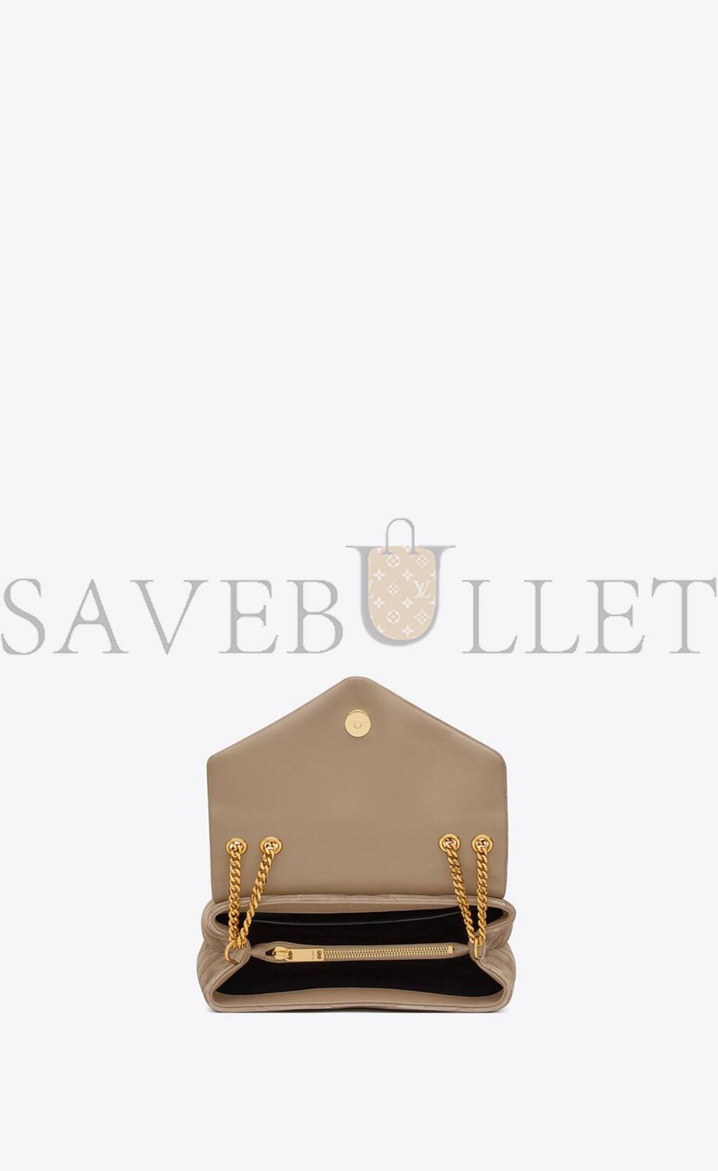 YSL LOULOU SMALL CHAIN BAG IN QUILTED "Y" SUEDE 4946991U8612346 (25*17*9cm) YSL LOULOU SMALL CHAIN BAG IN QUILTED "Y" SUEDE 4946991U8612346 (25*17*9cm)