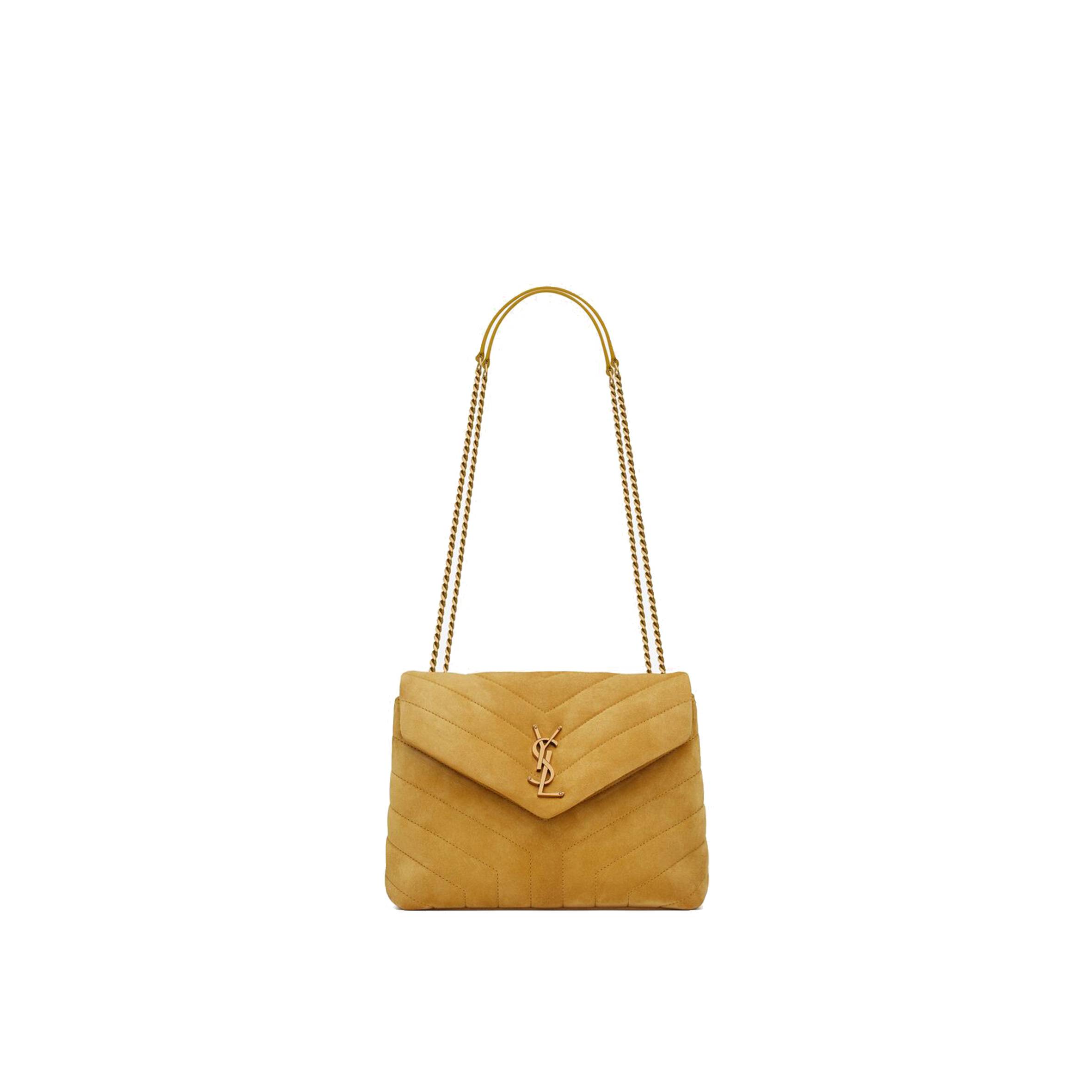 YSL LOULOU SMALL CHAIN BAG IN QUILTED "Y" SUEDE 4946991U8677314 (23*17*9cm) YSL LOULOU SMALL CHAIN BAG IN QUILTED "Y" SUEDE 4946991U8677314 (23*17*9cm)