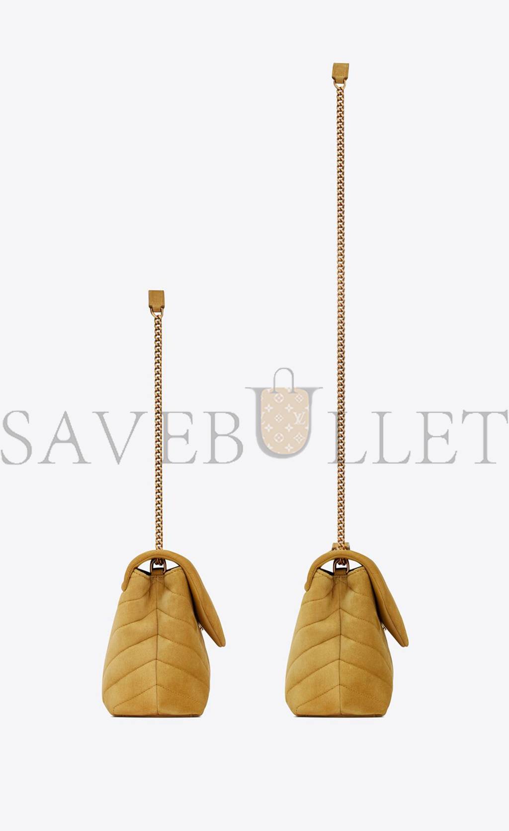 YSL LOULOU SMALL CHAIN BAG IN QUILTED "Y" SUEDE 4946991U8677314 (23*17*9cm) YSL LOULOU SMALL CHAIN BAG IN QUILTED "Y" SUEDE 4946991U8677314 (23*17*9cm)