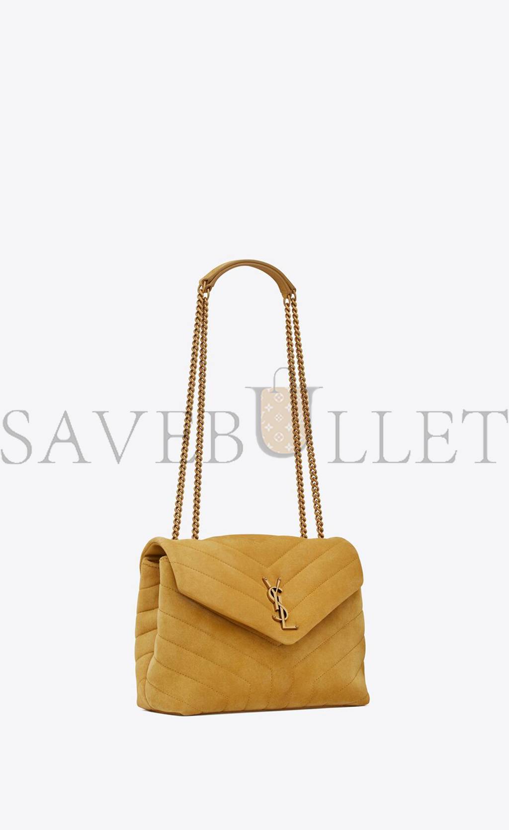 YSL LOULOU SMALL CHAIN BAG IN QUILTED "Y" SUEDE 4946991U8677314 (23*17*9cm) YSL LOULOU SMALL CHAIN BAG IN QUILTED "Y" SUEDE 4946991U8677314 (23*17*9cm)