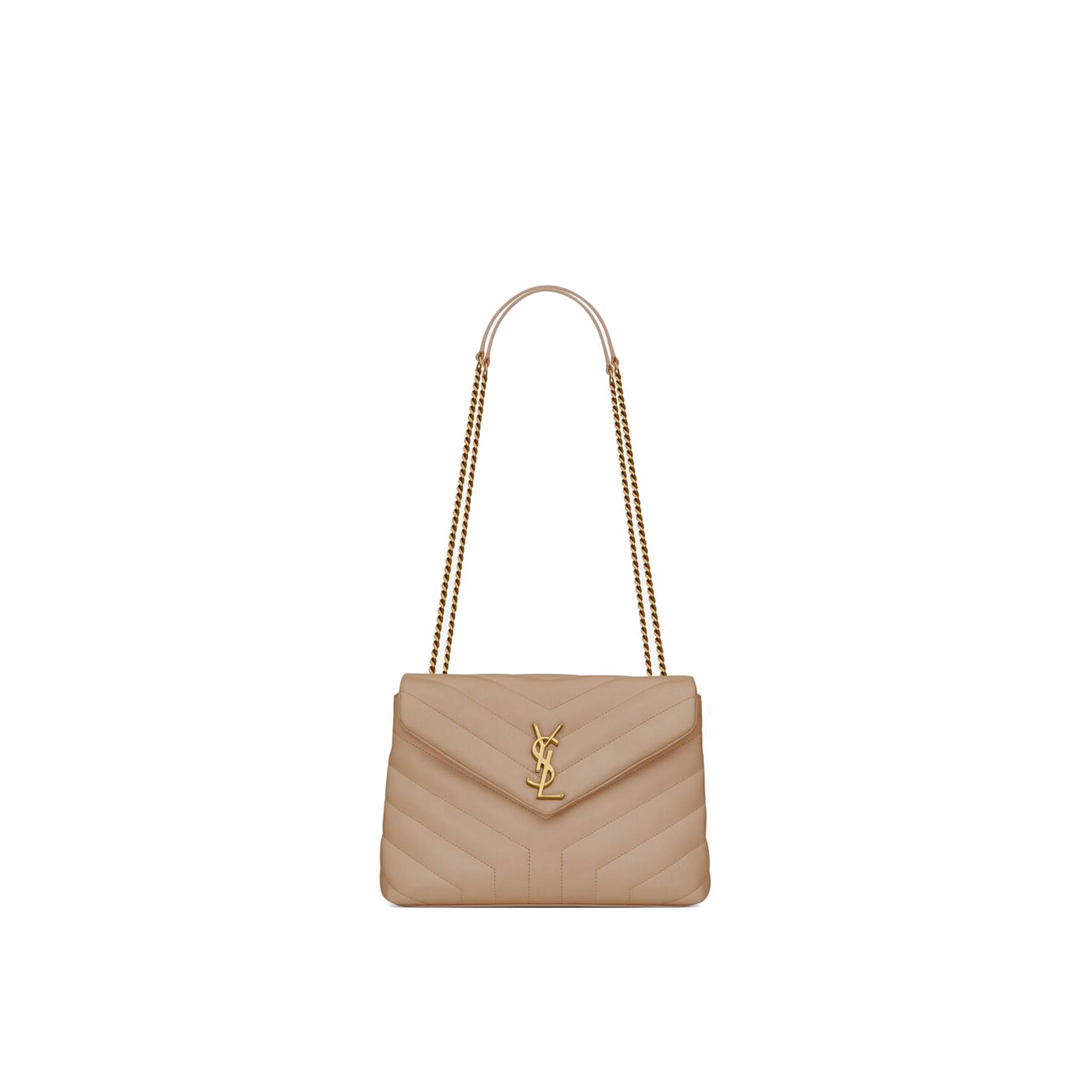 YSL LOULOU SMALL CHAIN BAG IN QUILTED LEATHER 494699DV7272721 (23*17*9cm) YSL LOULOU SMALL CHAIN BAG IN QUILTED LEATHER 494699DV7272721 (23*17*9cm)